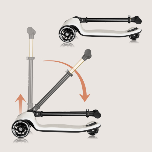 Höhenverstellbarer Lenker am Balance-Scooter